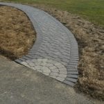 exterior photo of paving stones walkway